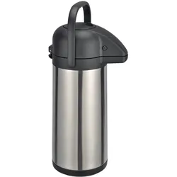 Haushalt International HI Thermoskanne mit Pumpe 3 L