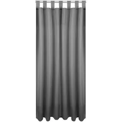 Bestlivings Dekoschal Ellen Schlaufen, 140x175 cm - Anthrazit