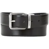 Valentino Herrengürtel Leder schwarz 95