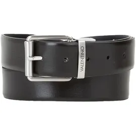 Valentino Herrengürtel Leder schwarz 95