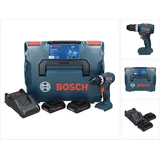 Bosch GSB 18V-45 inkl. 2 x 4,0 Ah + Ladegerät + L-Boxx