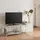 [en.casa] Dyrøy Fernsehtisch 2-tlg. Lowboard 0 cm Weiß/Eiche Holz
