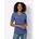 CLASSIC BASICS Kurzarm-Shirt Damen 52 blau royalblau meliert 50 Baumwolle 50 Polyester meliert Shirts