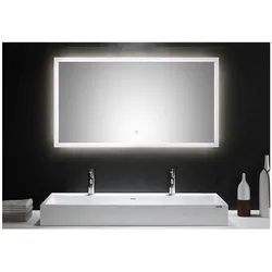 Posseik LED Spiegel 120x65 cm mit Touch Bedienung