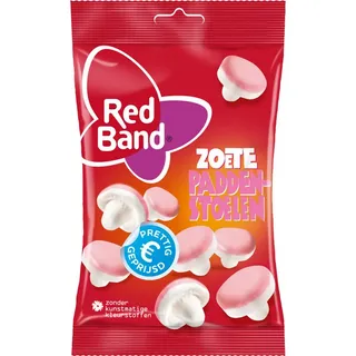 marshmellow Red Band Süße Pilze aus Schaumzucker mit Himbeergeschmack 130g