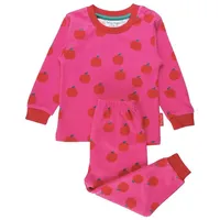 Toby Tiger Schlafanzug mit Apfel Print in rosa |