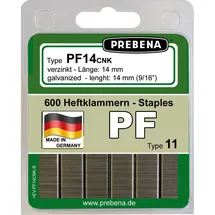 Prebena Heftklammern PF14CNK-B verzinkt 600 Stück