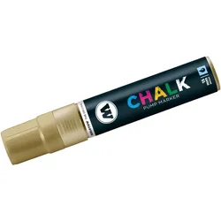 MOLOTOW Windowmarker Chalk nachfüllbar 15mm metallic gold Packung mit 6 Stück