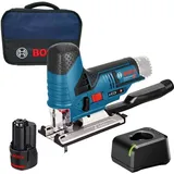Bosch Akku-Stichsäge GST 12V-70 / 1x 2,0 Ah Akku + Ladegerät im Softbag