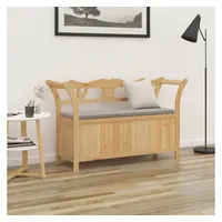 VidaXL Sitzbank 107x45x75,5 cm Massivholz Tanne