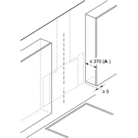 Neff D98IPT2S0 Kopffreihaube 89 cm Schwarz