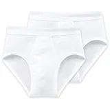 SCHIESSER Slips weiß M 2er Pack