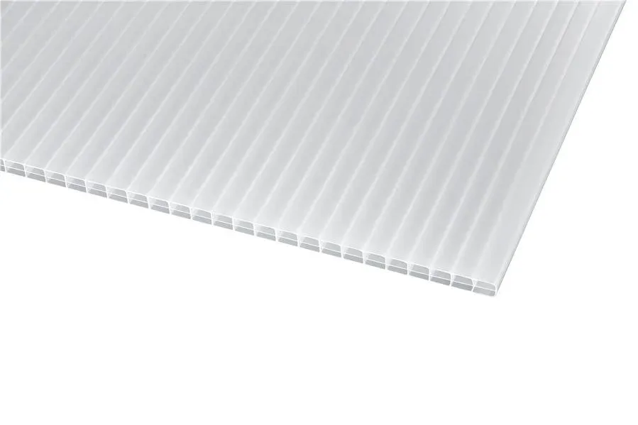 Doppelstegplatten 16 mm Opal Weiß – Blueline Polycarbonat 1200 x 6000