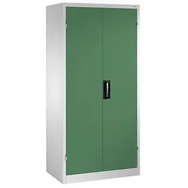 C+P CP-Möbel Aktenschrank 93 x 60 x 195 cm grau / grün