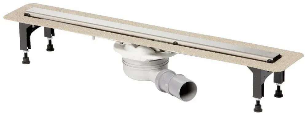 Viega Advantix Duschrinne 120 cm mit Advantix-Rost Visign ER10 753191, Duschabläufe,