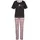 vivance dreams by lascana Vivance Dreams Pyjama kariert rosa/schwarz 32/34