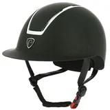 EKKIA EQUITHÈME Reithelm Glint Mat schwarz Silver, Größe:55-57