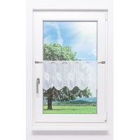 PLAUENER SPITZE Scheibengardine Blatt (Bx H) 114.10cm * 30cm