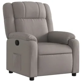 vidaXL Relaxsessel Taupe Stoff