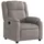 vidaXL Relaxsessel Taupe Stoff