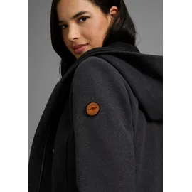 KangaROOS Kurzmantel in dunkel-grau-melange | Gr.: 40