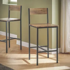 SoBuy Bartisch Set 3-teilig 100 cm Beige