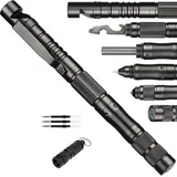 zimtky BIIB Geschenke für Männer, 4 in 1 Multitool Pen mit Kompass, Geschenke zum Vatertag, Papa, Geschenk, Män...