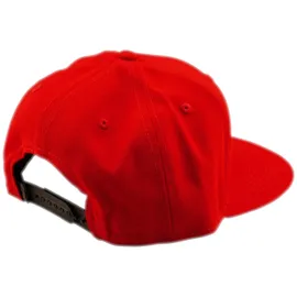 Troy Lee Designs Flat Bill Badge Kappe rot One Size