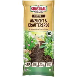 Substral Naturen Anzucht & Kräutererde torffrei 20 l