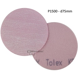 Kovax Tolex Ø 75mm P1500 Folien Scheibe Trocken Schliff