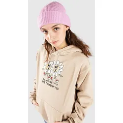 Petals and Peacocks Celebrated Hoodie sand Gr. L