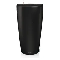 LECHUZA Rondo Premium 40 Ø 40 x 75 cm Schwarz matt