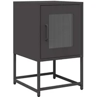 vidaXL Nachtschrank 36 x 39 x 60,5 cm Schwarz