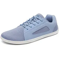 SAGUARO Barfußschuhe Luck I- Barfußschuhe Damen Barfussschuhe Herren Minimalistische Barfuss Breiter Zehenbox Walkingschuhe Outdoor Hallen Fitnessschuhe mit Zero-Drop DuckStride Azur Blau,Gr.39 - 39 EU
