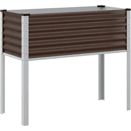 vidaXL Pflanzkübel 100 x 41 x 90 cm Braun