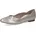Damen Ballerinas Taupe Metallic 36 EU