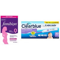 Femibion 0 Babyplanung 84 stk + Clearblue Ovulationstest fortsch