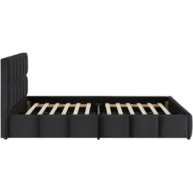 Tectake Shirley 120 x 200 cm Schwarz