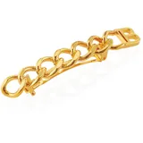 Balmain Hair Couture Gold Plated Barrette Medium Chain