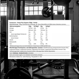 SunWarrior Classic Plus Vanilla Pulver 750 g