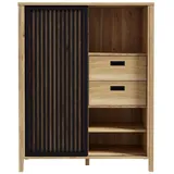 Forte Highboard Jytana Braun Eiche