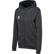 hummel Authentic PL ZIP HOODIE WOMAN asphalt L
