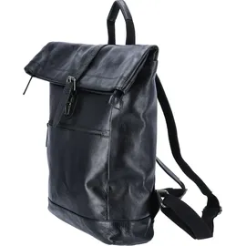 The Skandinavian Brand Leder Rucksack Schwarz