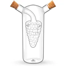 wilmax england 2in1 Glas Essig-Öl-Flasche 250 ml / 50 ml