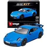 BBURAGO - Modellbausatz Porsche 911 GT3 blau 1:24