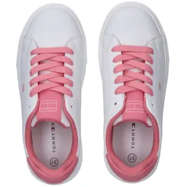 Tommy Hilfiger Capsule Sneaker Kinder Weiß/Bronze 37