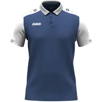 Jako Kinder Poloshirt Dynamic Nachtblau/weiß/hellgrau, 164
