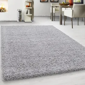 Ayyildiz Life 1500 Hochflorteppich 80 x 150 cm hellgrau