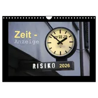 Calvendo Zeit-Anzeige (Wandkalender 2026 DIN A4 quer), CALVENDO Monatskalender:
