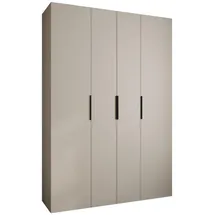 abiks möbel Drehtürenschrank COMO 170 x 245,5 x 40 cm Schwarz